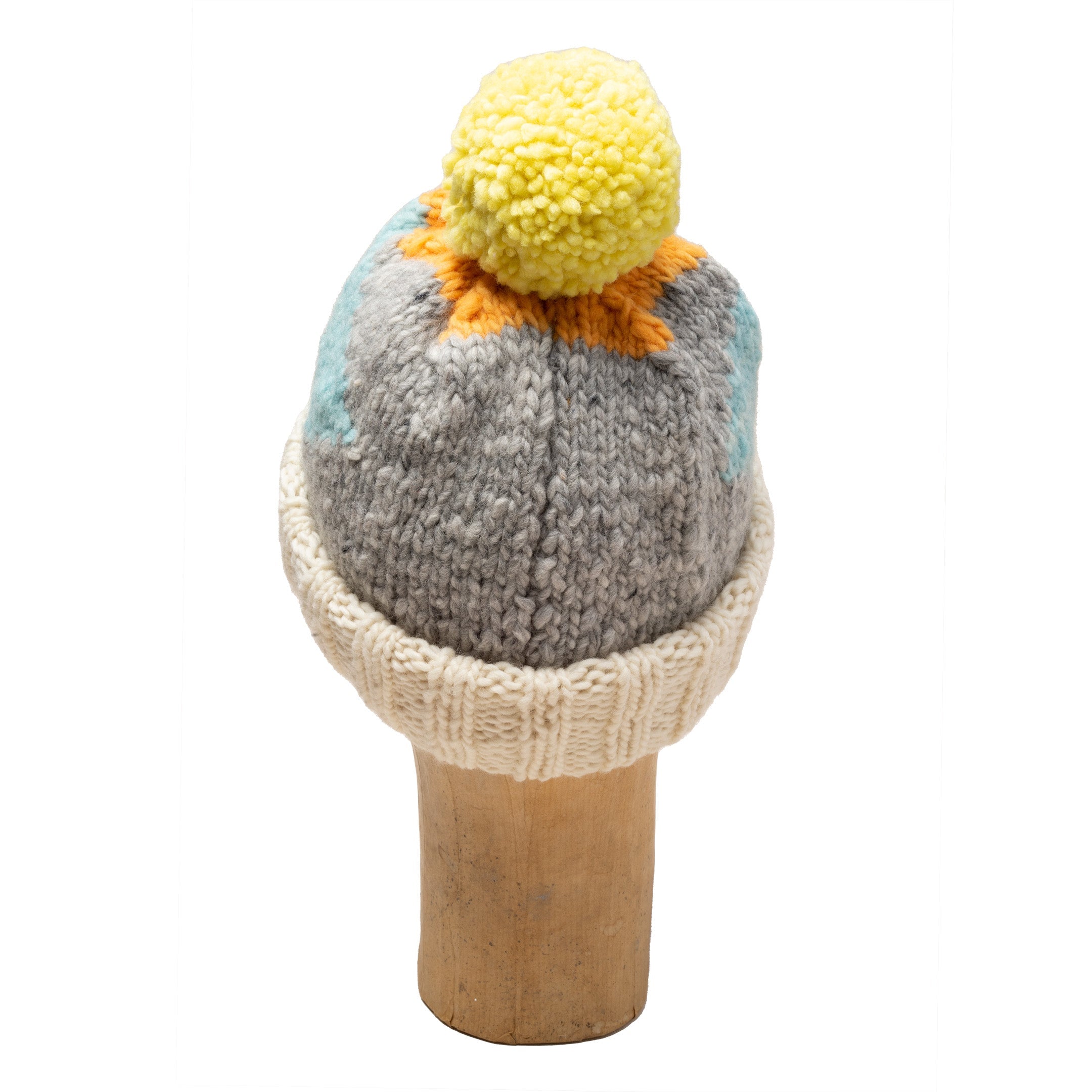 Chamula Double Cuff Cap Lightning Ivory-Hat-Clutch Cafe