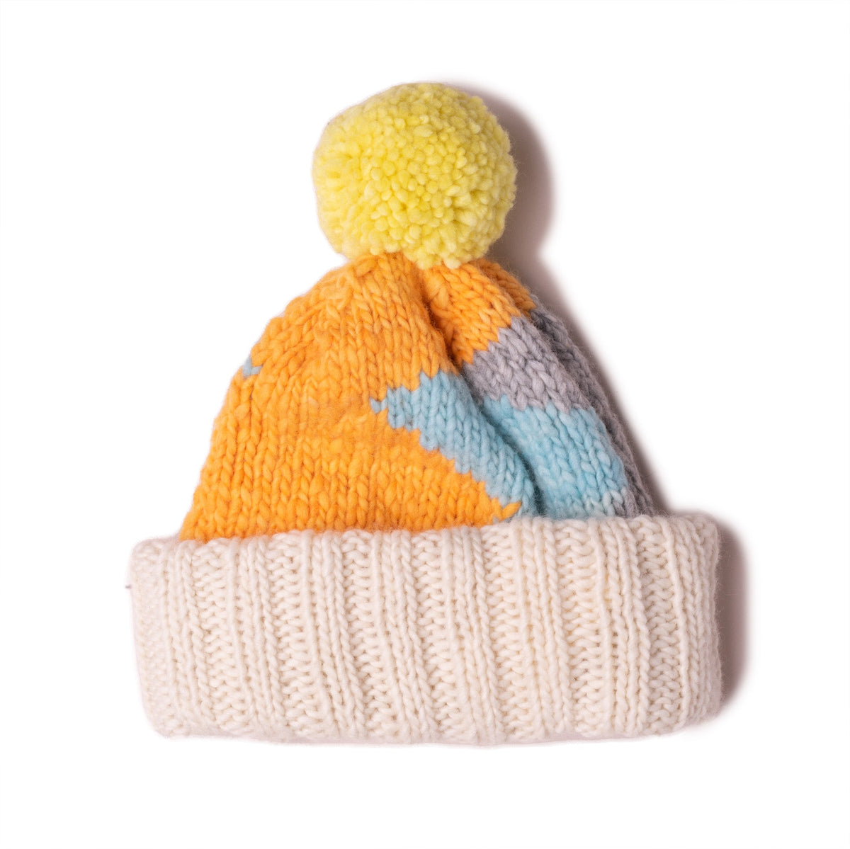Chamula Double Cuff Cap Lightning Ivory-Hat-Clutch Cafe