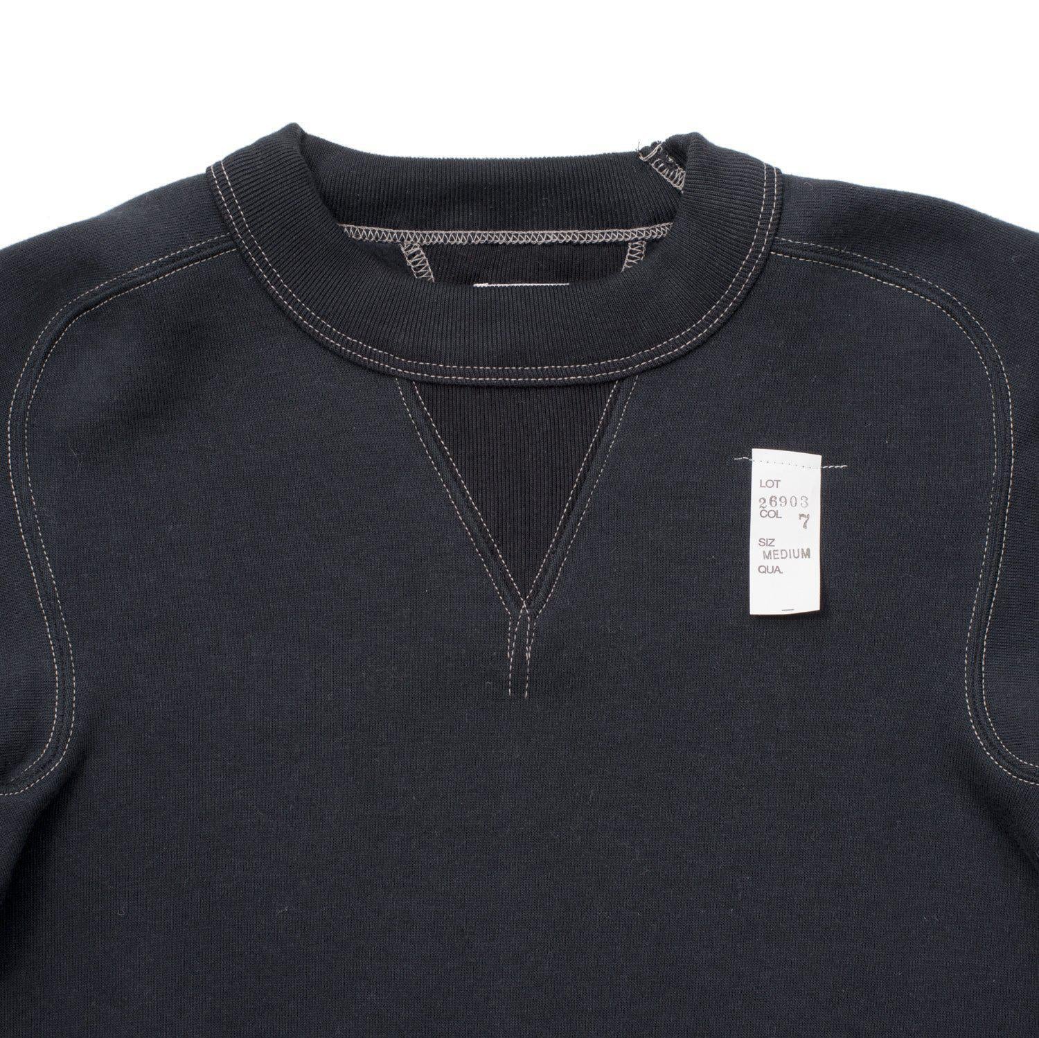 Cushman Lot. 26903 Freedom Sleeve Sweatshirt Black Clutch Cafe London