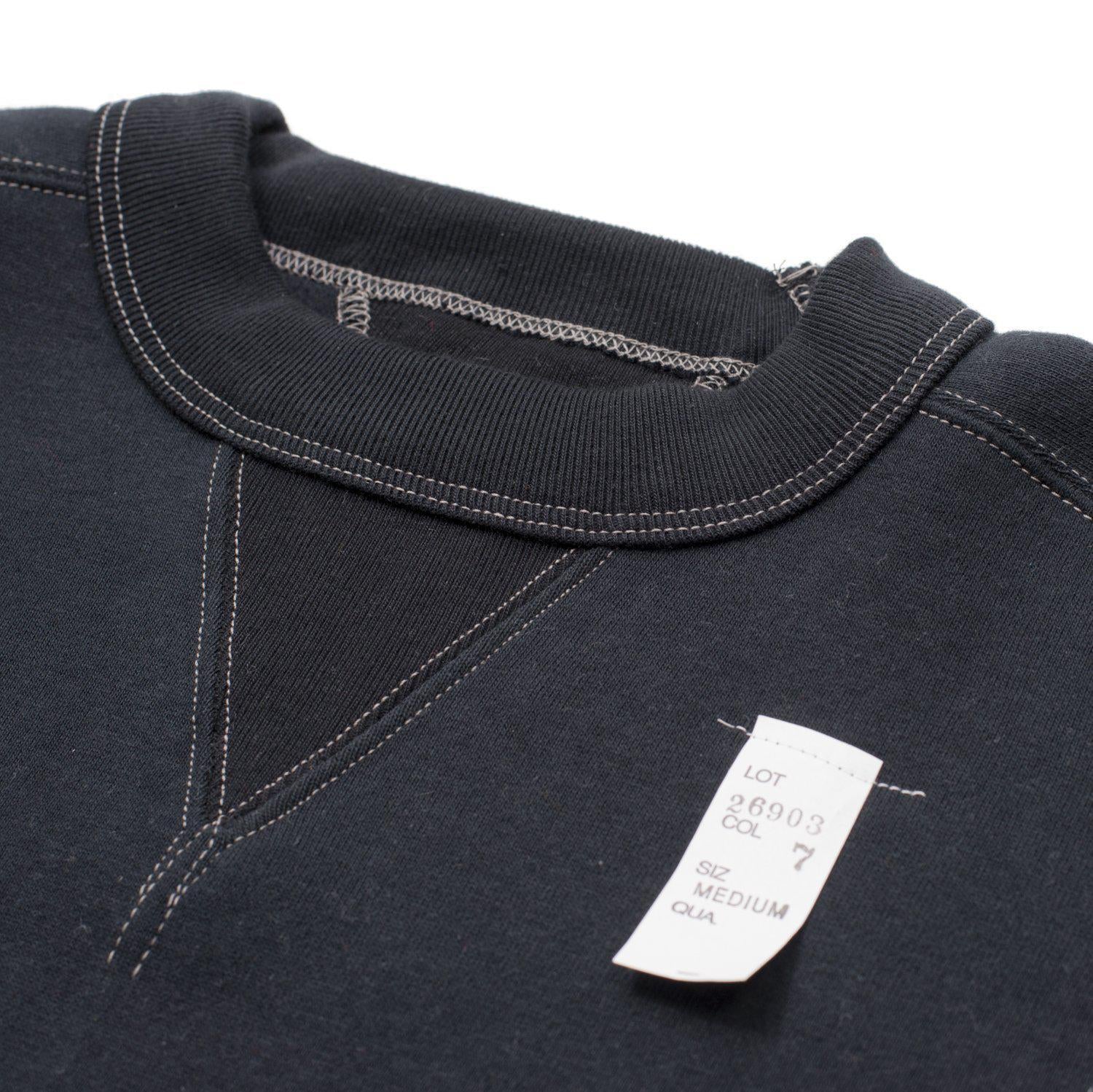 Cushman Lot. 26903 Freedom Sleeve Sweatshirt Black Clutch Cafe London