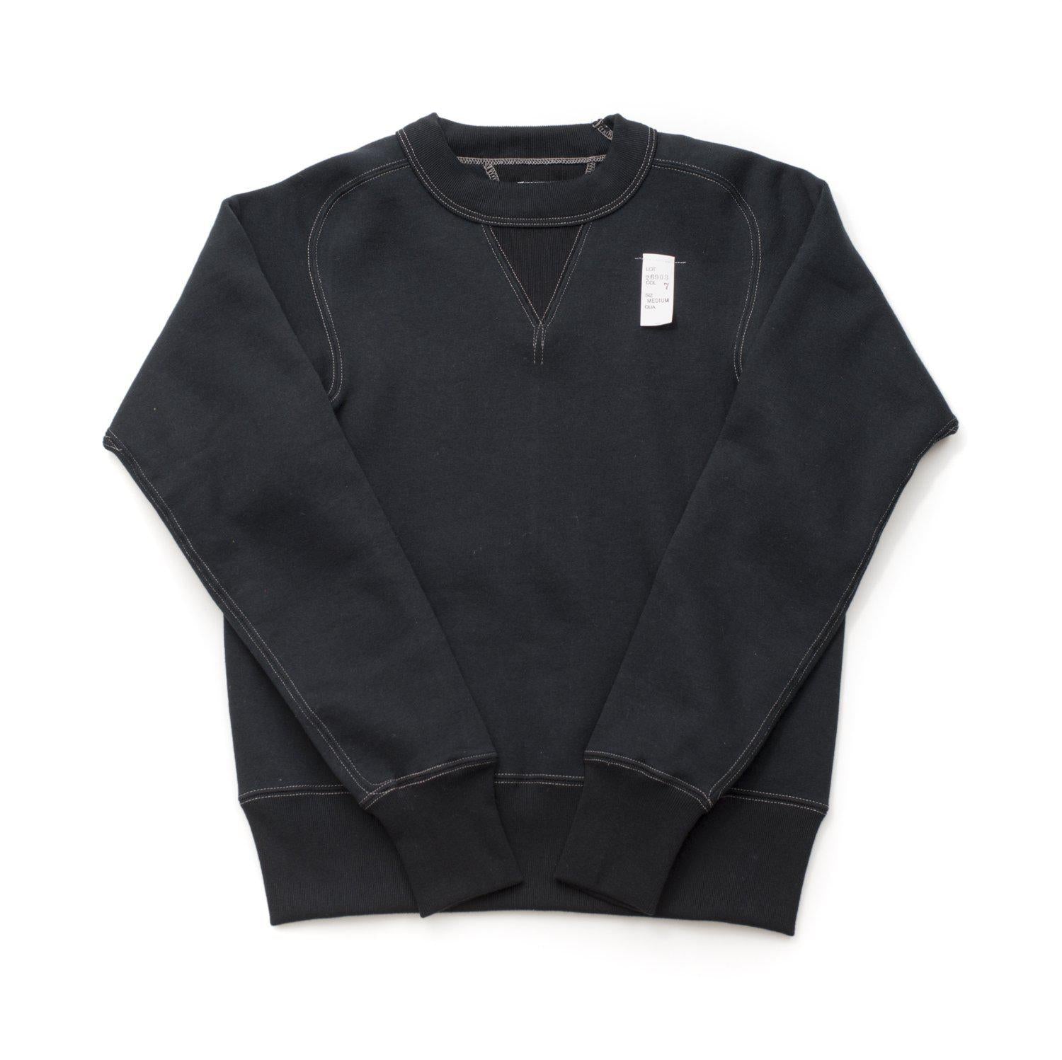 Cushman Lot. 26903 Freedom Sleeve Sweatshirt Black Clutch Cafe London