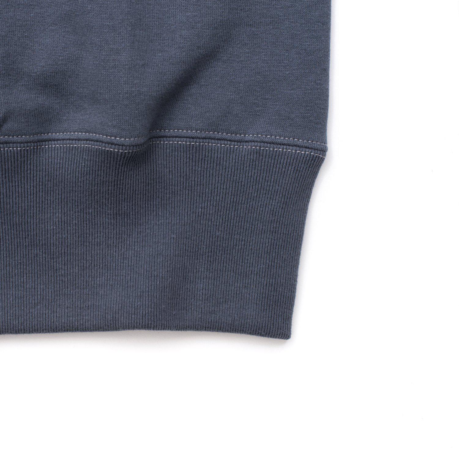 Cushman Lot. 26903 Freedom Sleeve Sweatshirt Dark Grey Clutch Cafe London