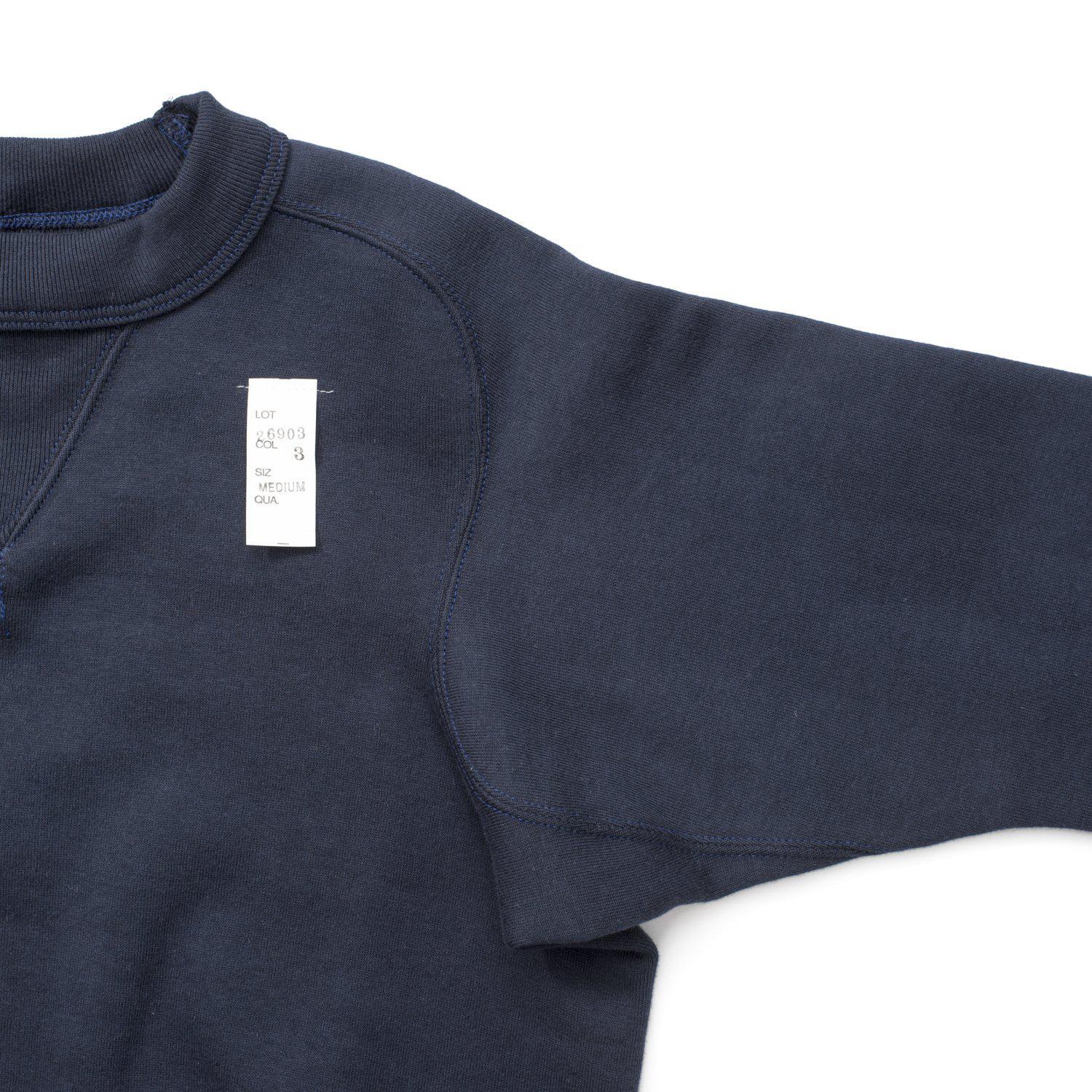 Cushman Lot. 26903 Freedom Sleeve Sweatshirt Navy Clutch Cafe London