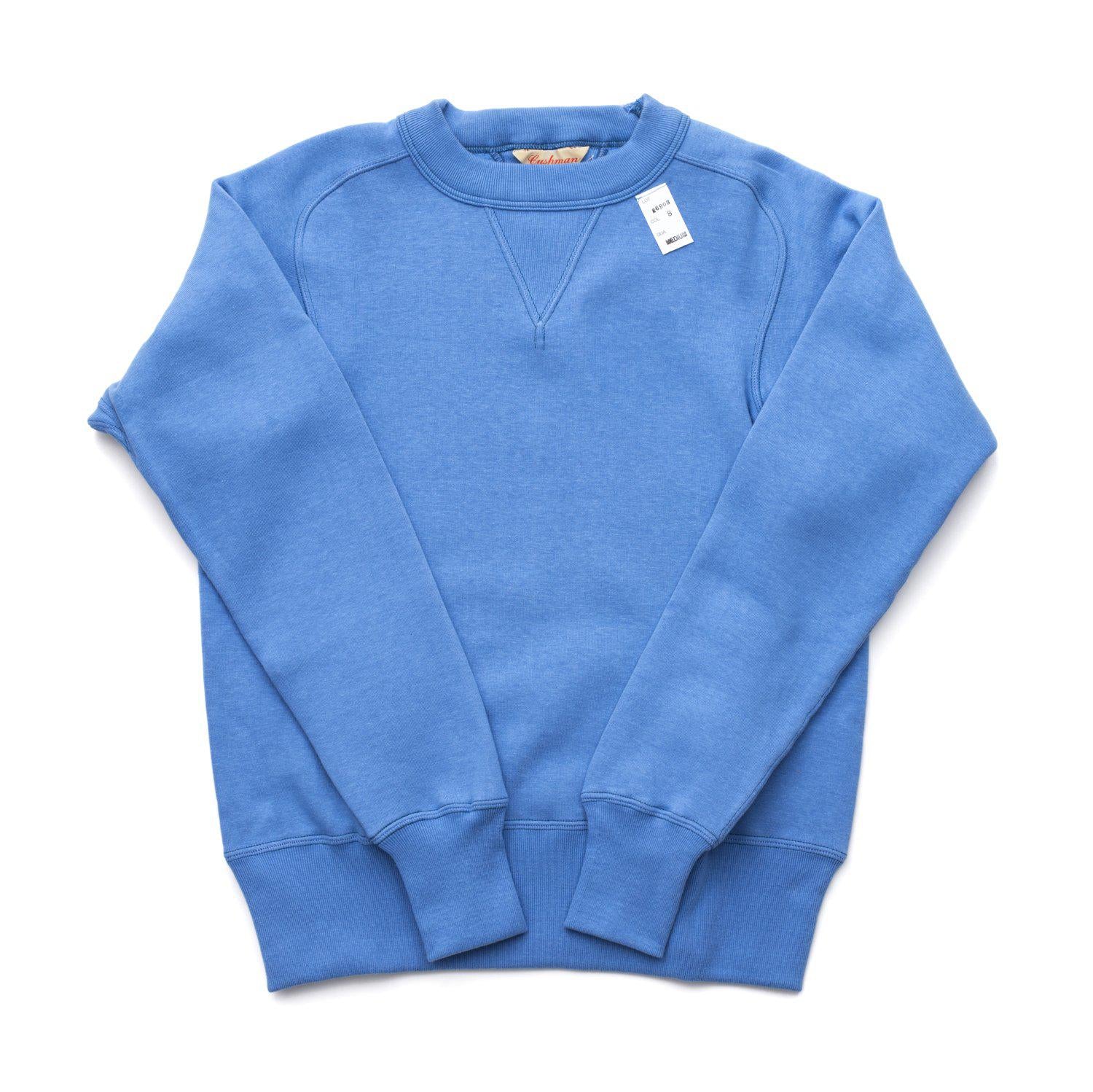 Cushman Lot. 26903 Freedom Sleeve Sweatshirt Sax Clutch Cafe London