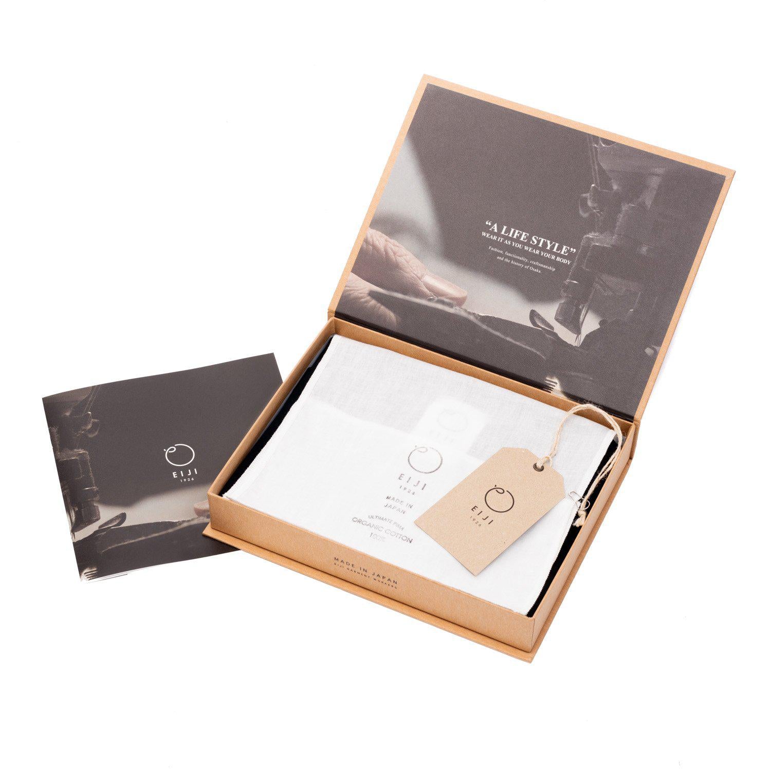 Eiji Long Sleeve Tee White-T-shirt-Clutch Cafe