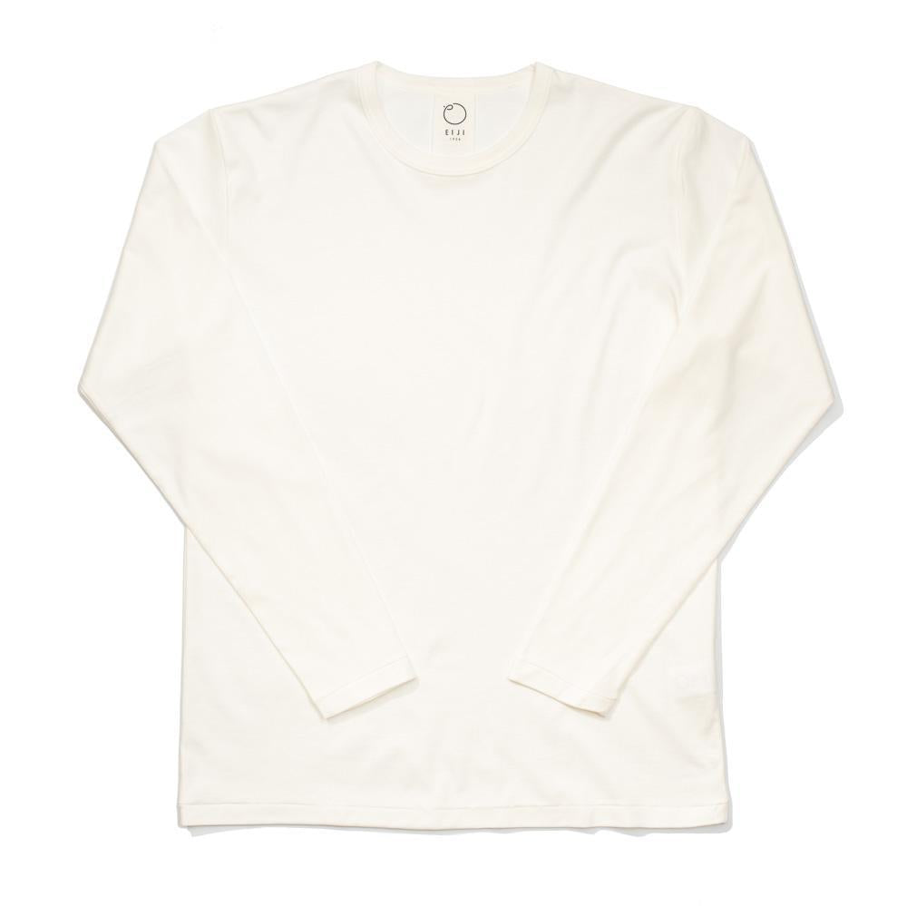 Eiji Long Sleeve Tee White-T-shirt-Clutch Cafe