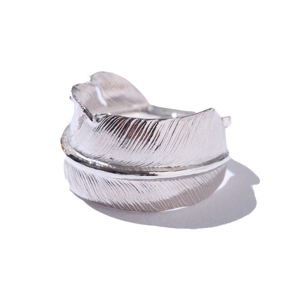 First Arrow's Feather Ring L R-015-Ring-Clutch Cafe