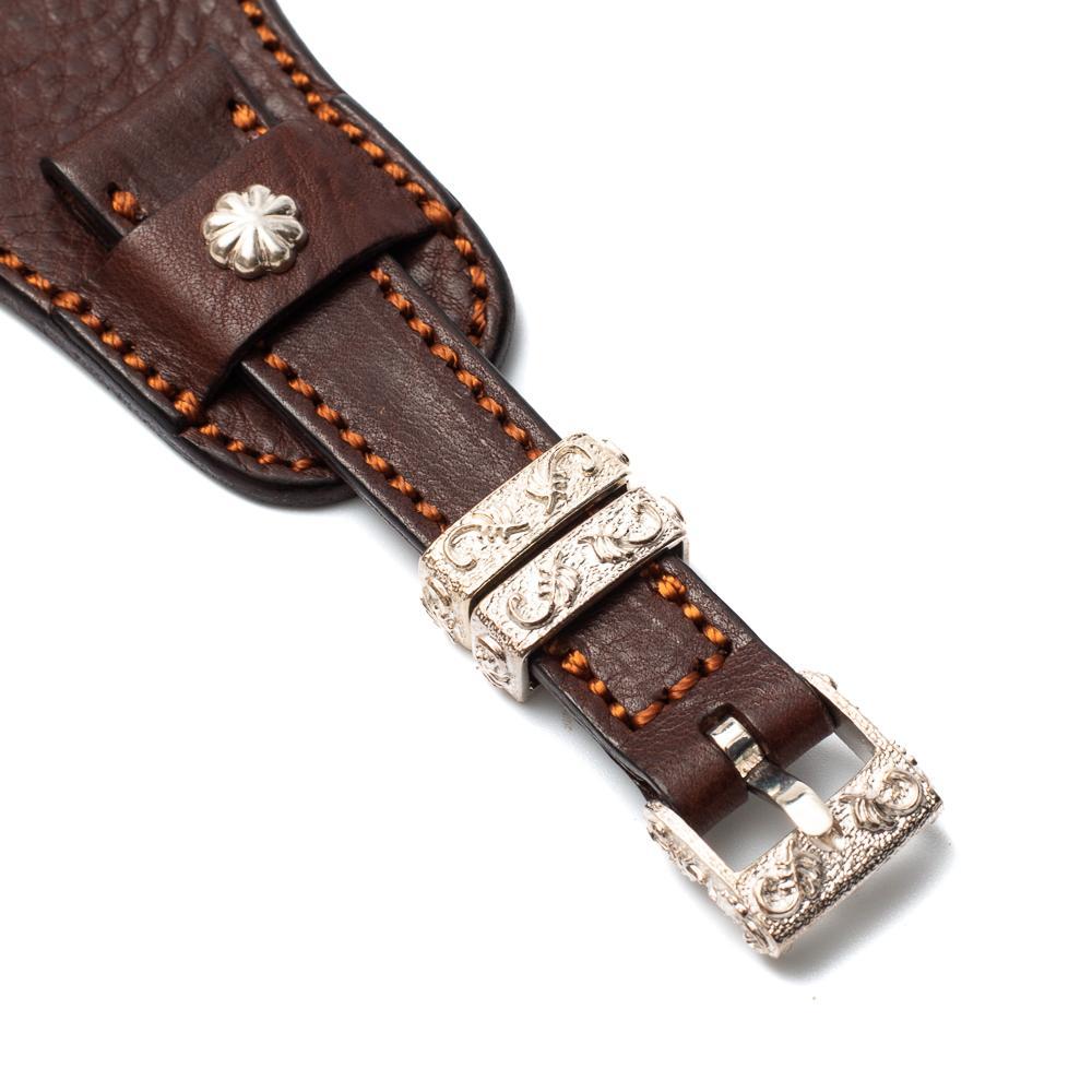 First Arrow's K18 Watch Belt Brown Leather-Watch Strap-Clutch Cafe