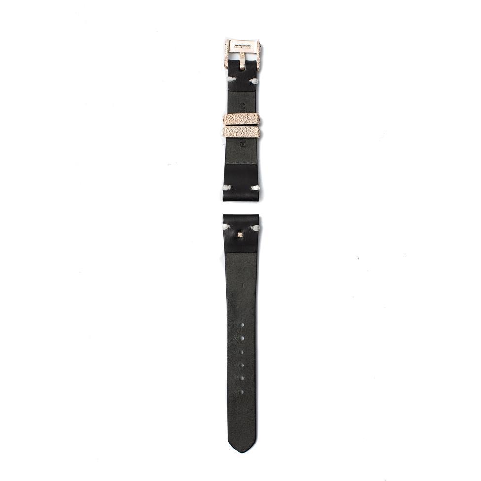 First Arrow's K18 Watch Strap Black Leather-Watch Strap-Clutch Cafe