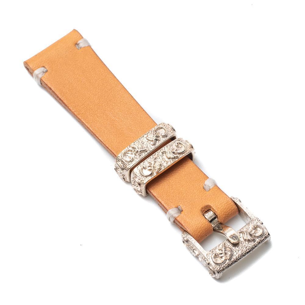 First Arrow's K18 Watch Strap Brown Leather-Watch Strap-Clutch Cafe