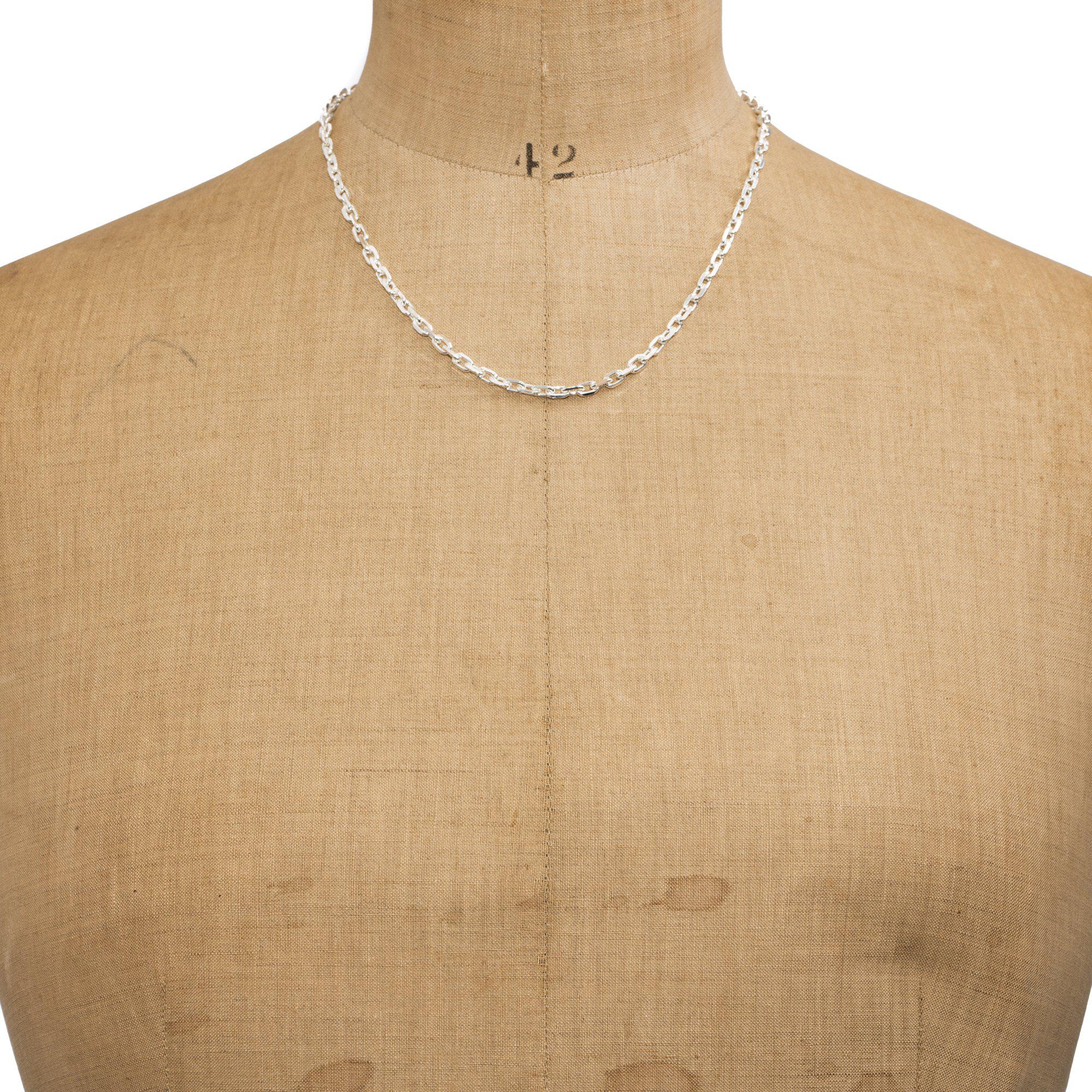 First Arrows Silver Bar Chain 062T-Jewellery-Clutch Cafe