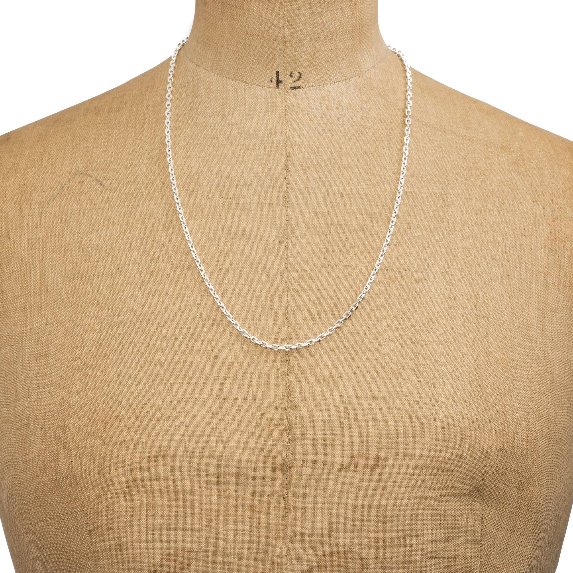 First Arrows Silver Bar Chain 063T-Jewellery-Clutch Cafe