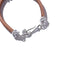 First Arrow's Tornado Arrow Leather Bracelet (BR-268)-Jewellery-Clutch Cafe