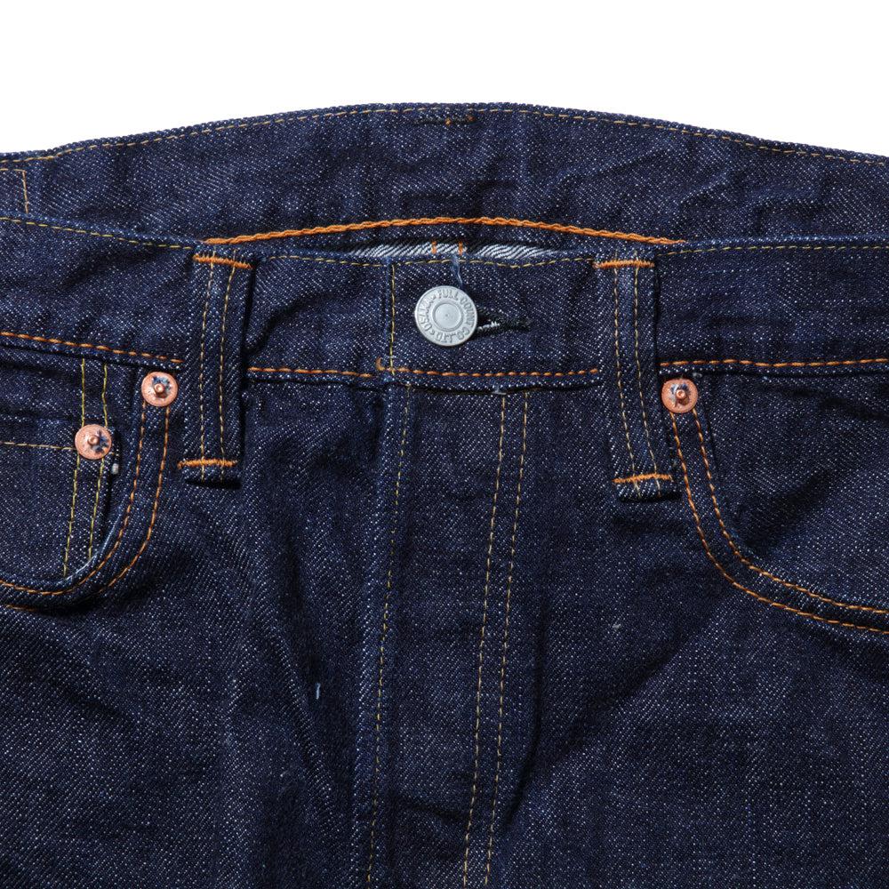 Full Count 1108W New Straight Jean 13.7oz (One Wash)-Jeans-Clutch Cafe-selvage denim-selfedge denim