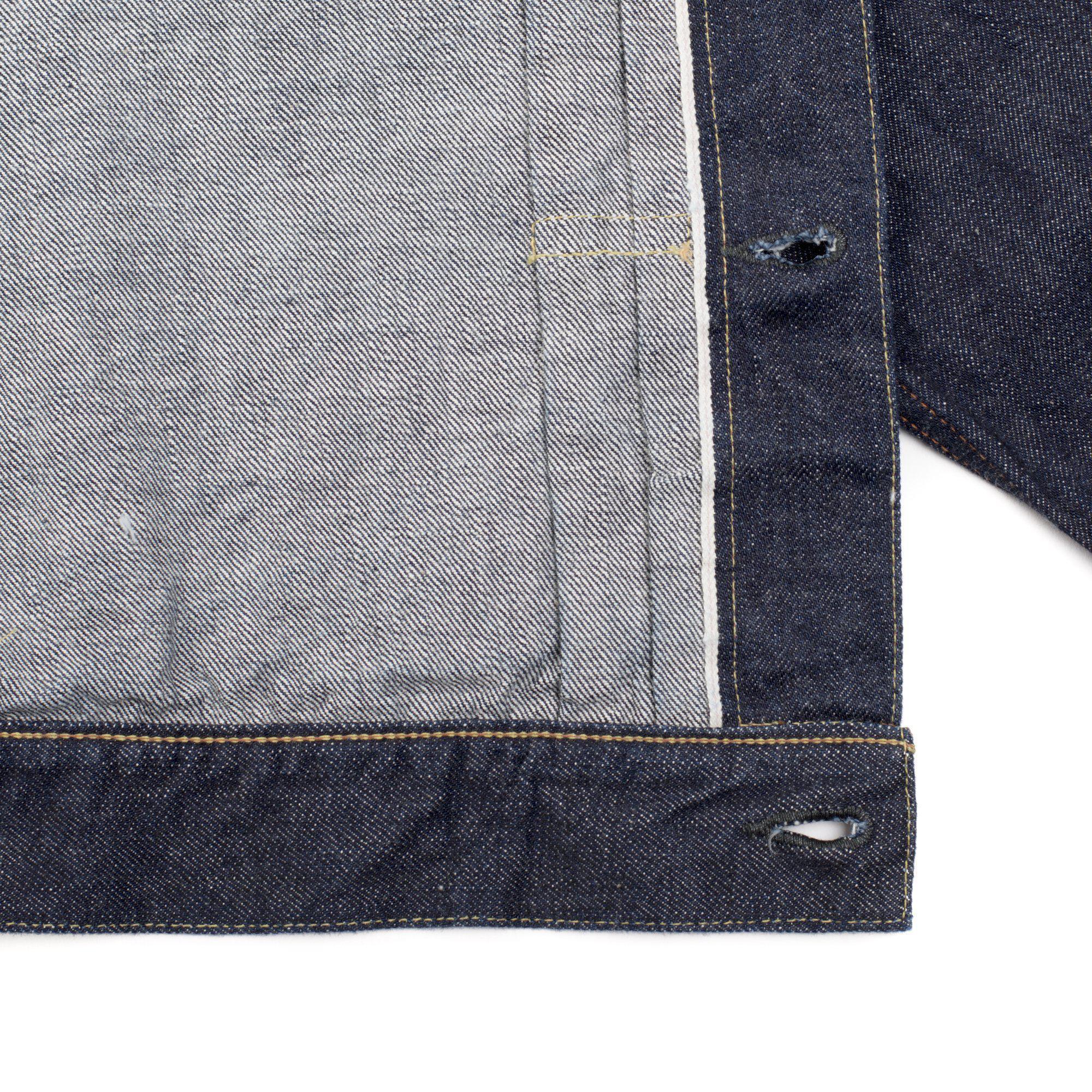 Full Count 2102 Type II 13.75oz Selvedge Denim jacket-Clutch Cafe-Clutch Cafe