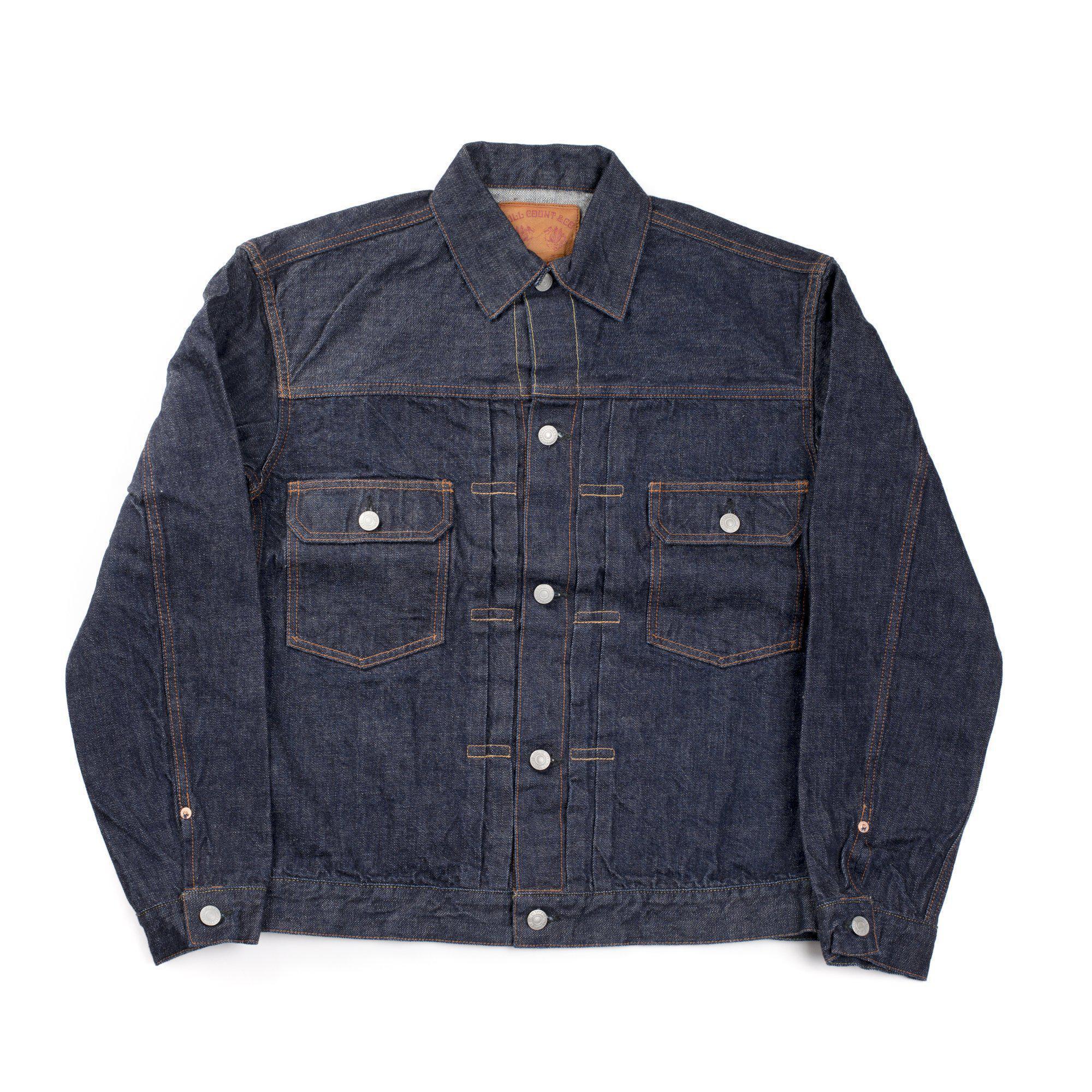 Full Count 2102 Type II 13.75oz Selvedge Denim jacket-Clutch Cafe-Clutch Cafe