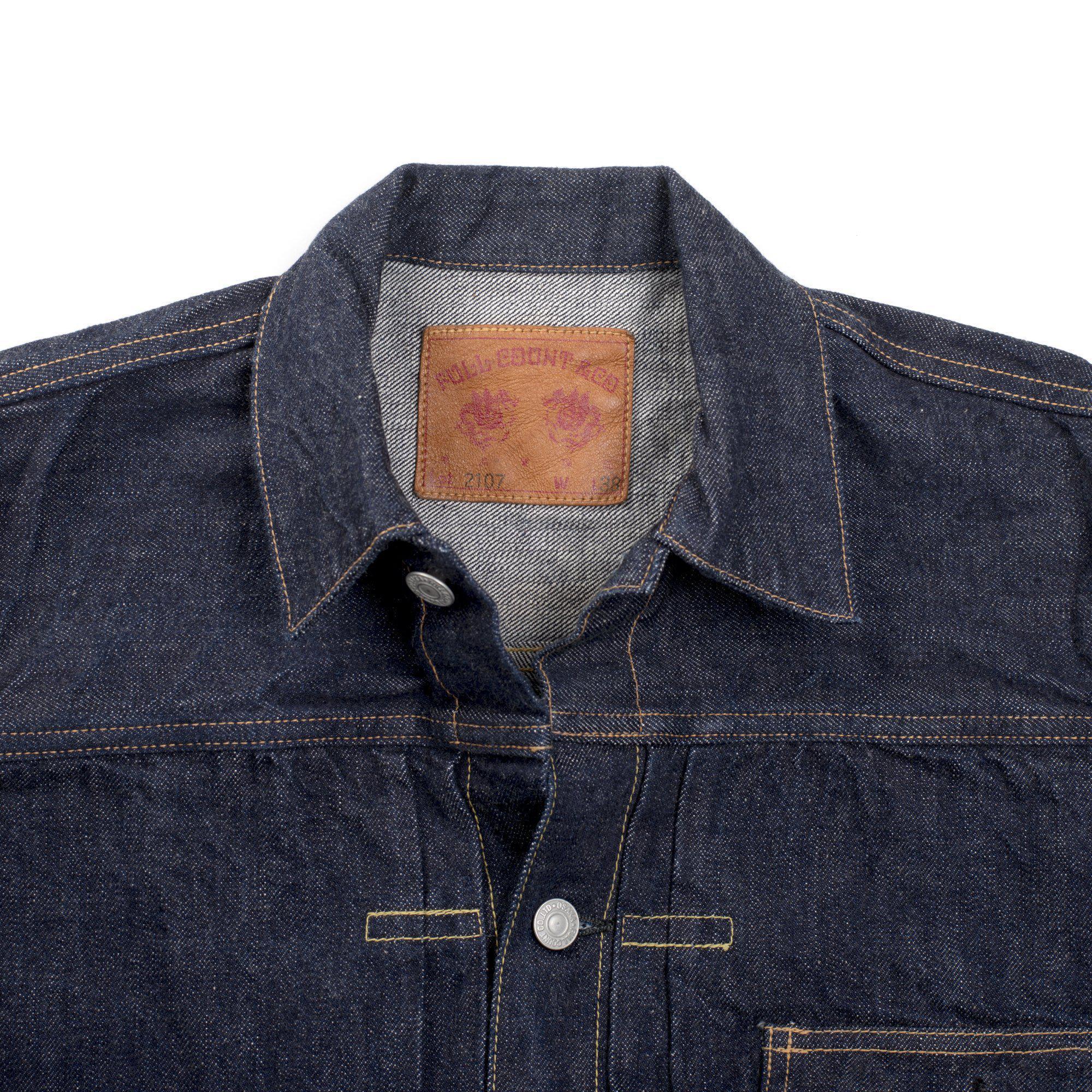 Full Count 2107 Type I 13.75oz Selvedge Denim jacket-Clutch Cafe-Clutch Cafe