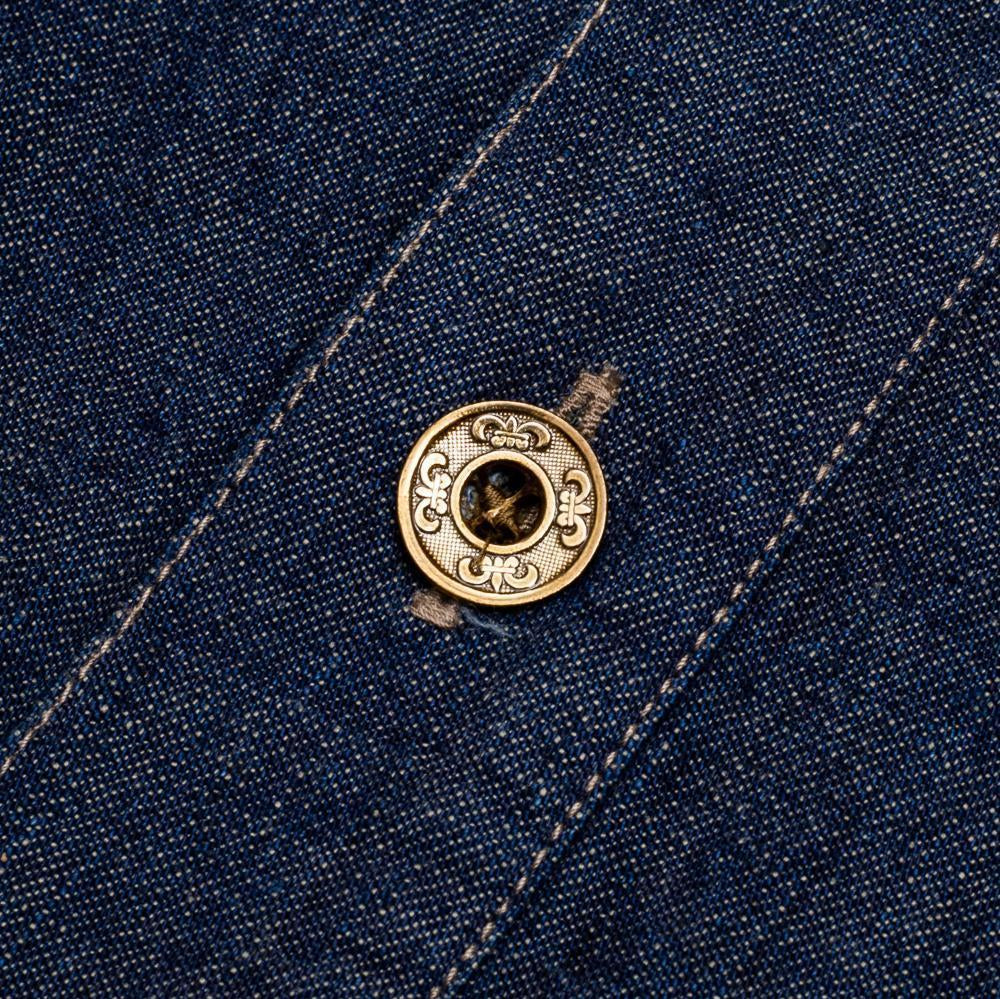 Full Count US Army Pullover Shirt Denim-shirt-Clutch Cafe