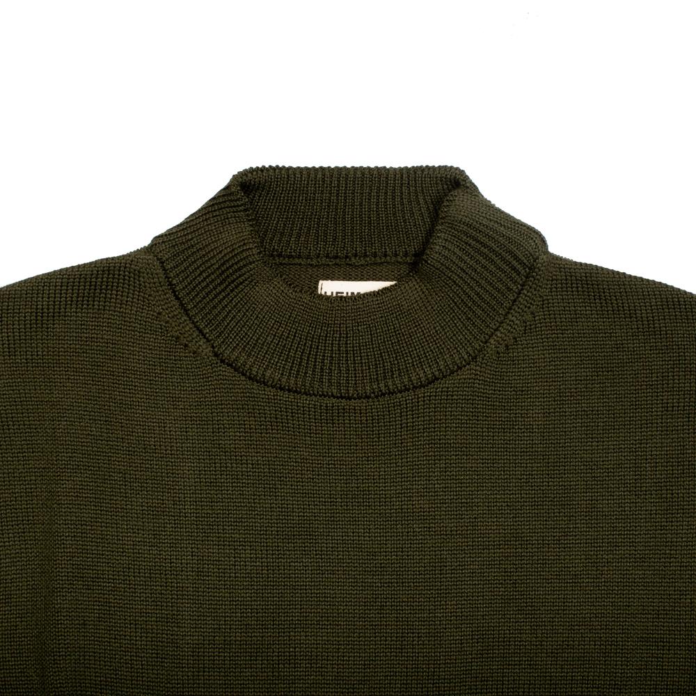 Heimat Deck Sweater Military Green-Sweater-Clutch Cafe