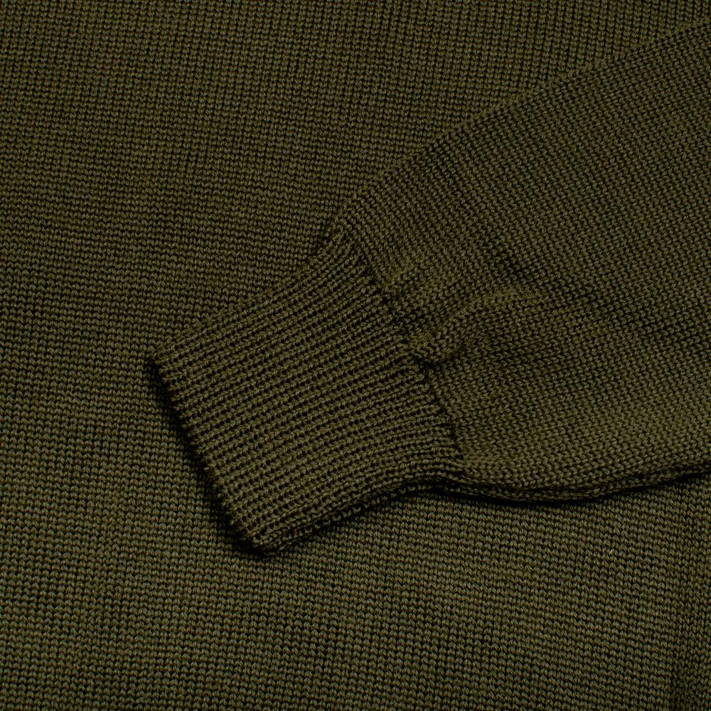 Heimat Deck Sweater Military Green-Sweater-Clutch Cafe