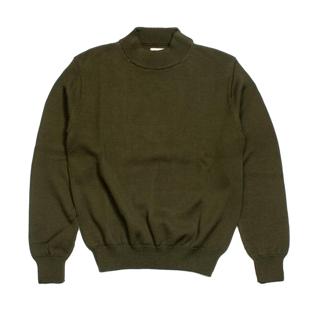 Heimat Deck Sweater Military Green-Sweater-Clutch Cafe