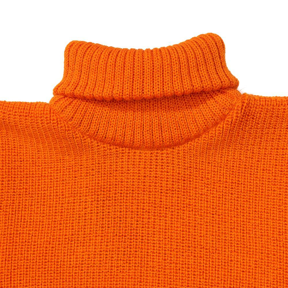 Heimat U-Boat Roll Neck Rescue Orange-Sweater-Clutch Cafe