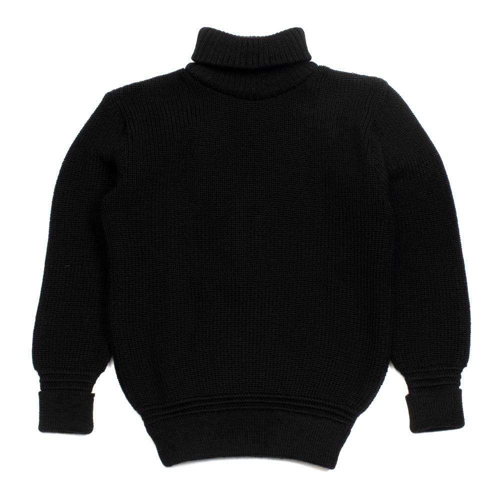 Heimat U-Boat Roll Neck Schwarz-Sweater-Clutch Cafe