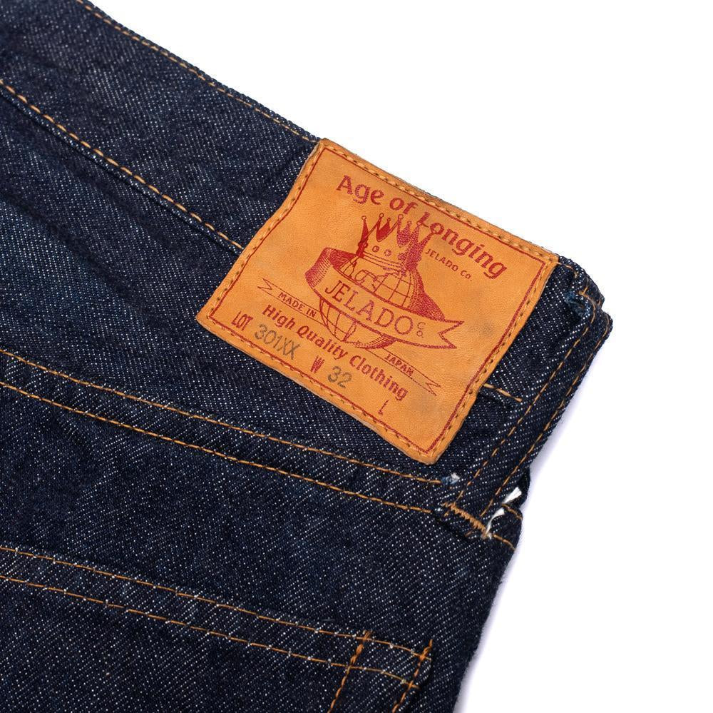 Jelado 'Age of Longing' 301 XX Denim Jean One Wash-Jeans-Clutch Cafe-selvage denim-selfedge denim