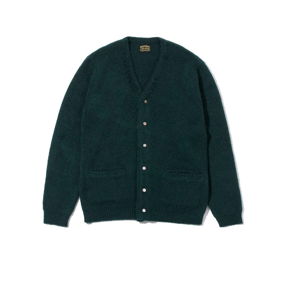 Jelado 'Cobain' Mohair Cardigan Grass Green-cardigan-Clutch Cafe