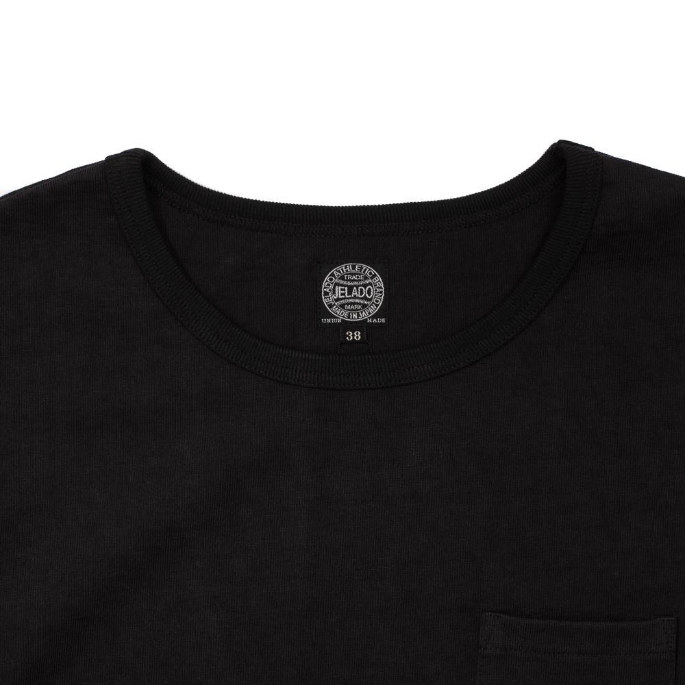 Jelado Loopwheel Pocket Tee Black-T-shirt-Clutch Cafe