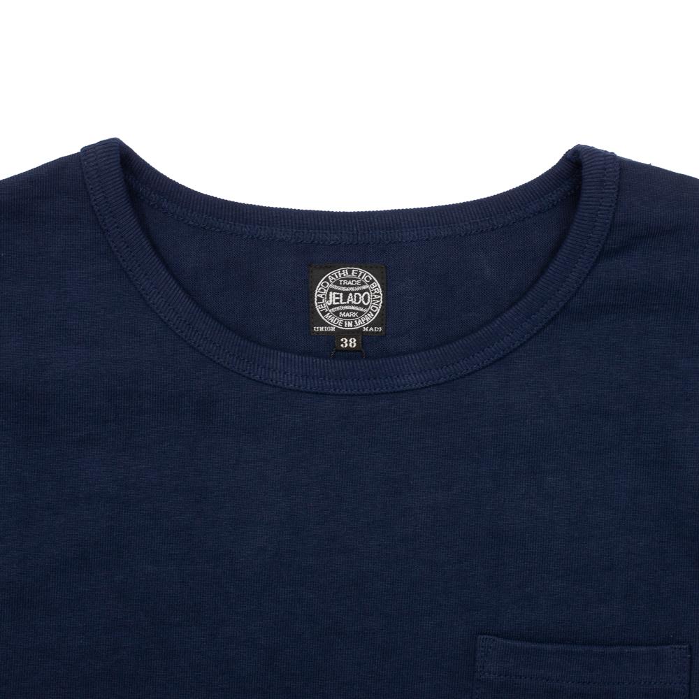 Jelado Loopwheel Pocket Tee Indigo-T-shirt-Clutch Cafe