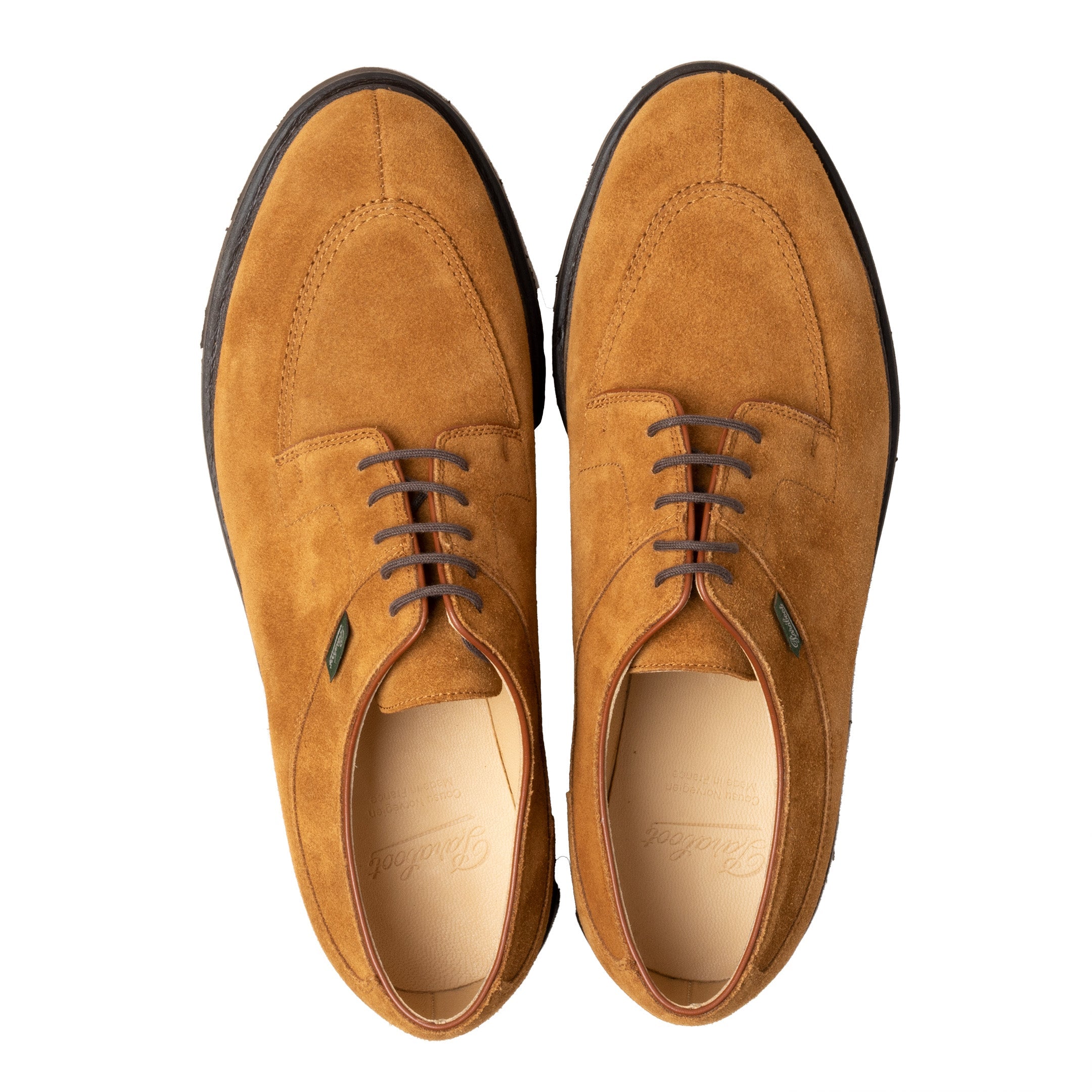 Paraboot Avignon Velour Whiskey-Footwear-Clutch Cafe