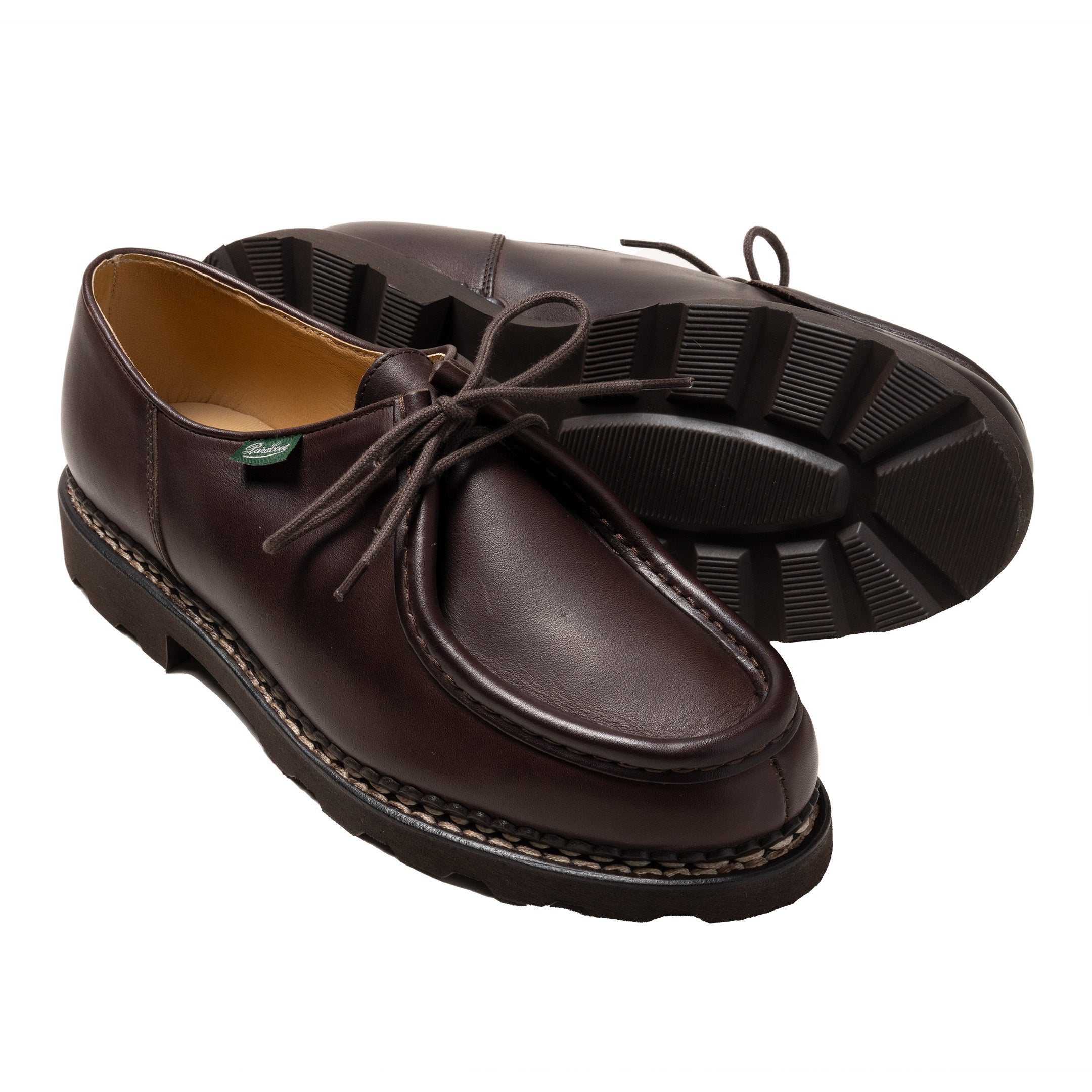 Paraboot Michael Lis Cafe Brown-Footwear-Clutch Cafe
