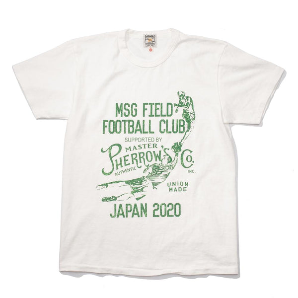 Pherrow's 20S-PTJ4 T-shirt White-Clutch Cafe