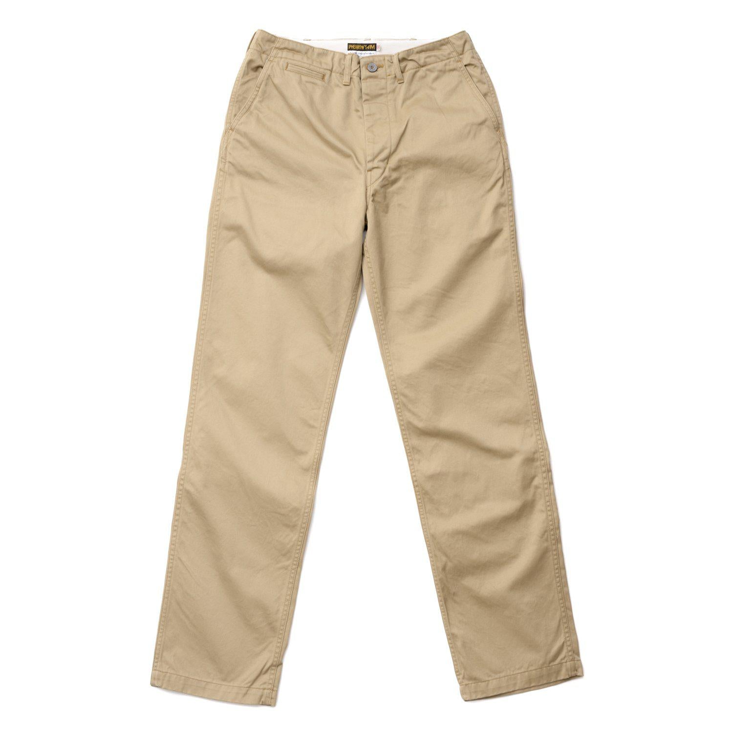 Pherrow's P41M Chino Beige-Trouser-Clutch Cafe