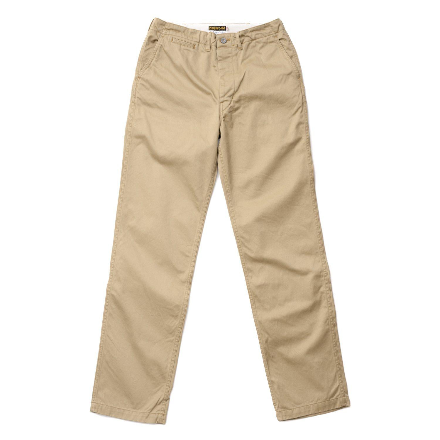 Pherrow's P41M Chino Beige-Trouser-Clutch Cafe