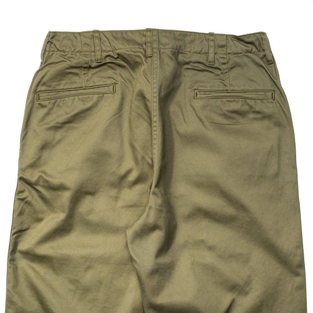 Pherrow's P41M Chino Olive-Trouser-Clutch Cafe