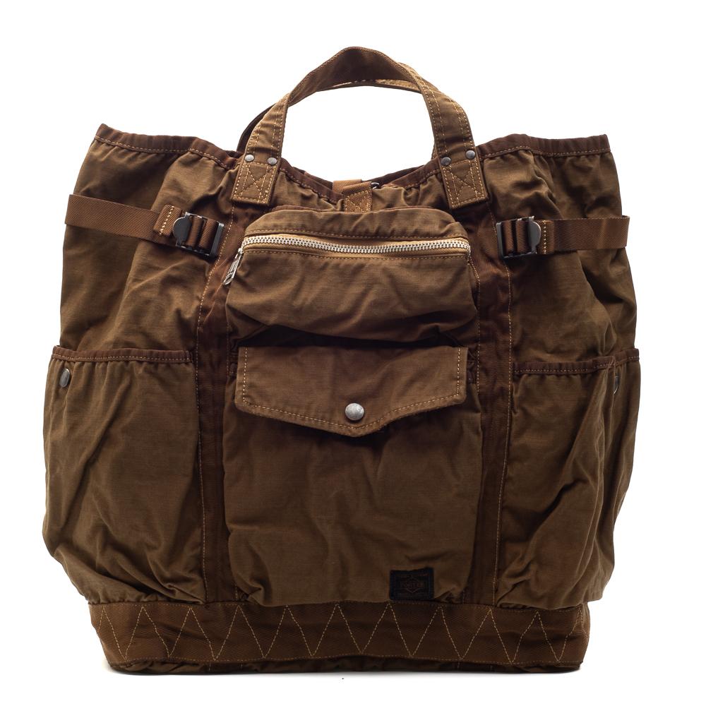 Porter Yoshida & Co Crag 2Way Rucksack Coyote-Bag-Clutch Cafe