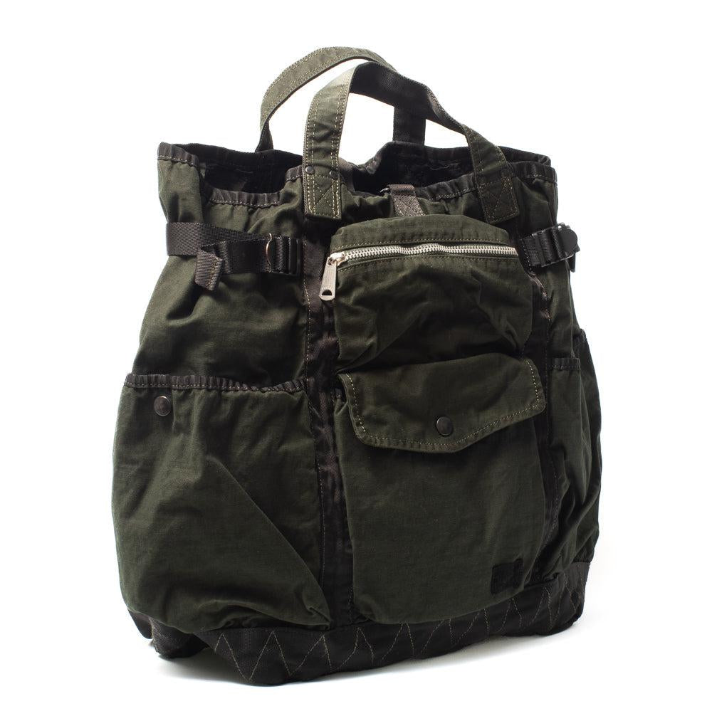 Porter Yoshida & Co Crag 2Way Rucksack Khaki-Bag-Clutch Cafe
