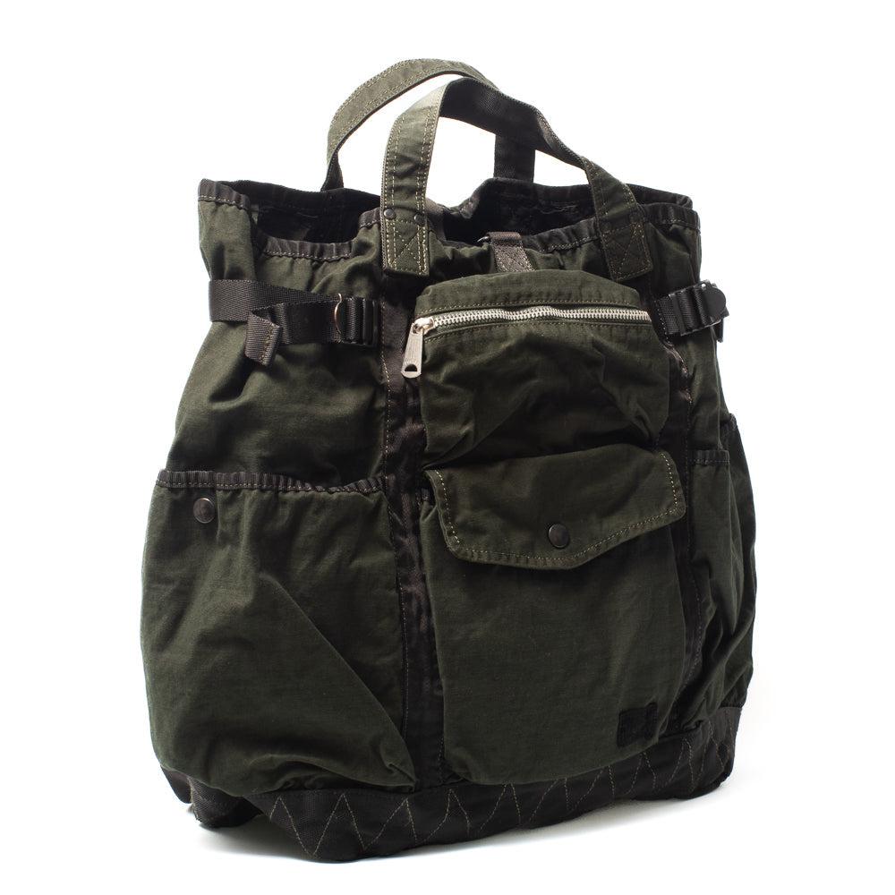 Porter Yoshida & Co Crag 2Way Rucksack Khaki-Bag-Clutch Cafe