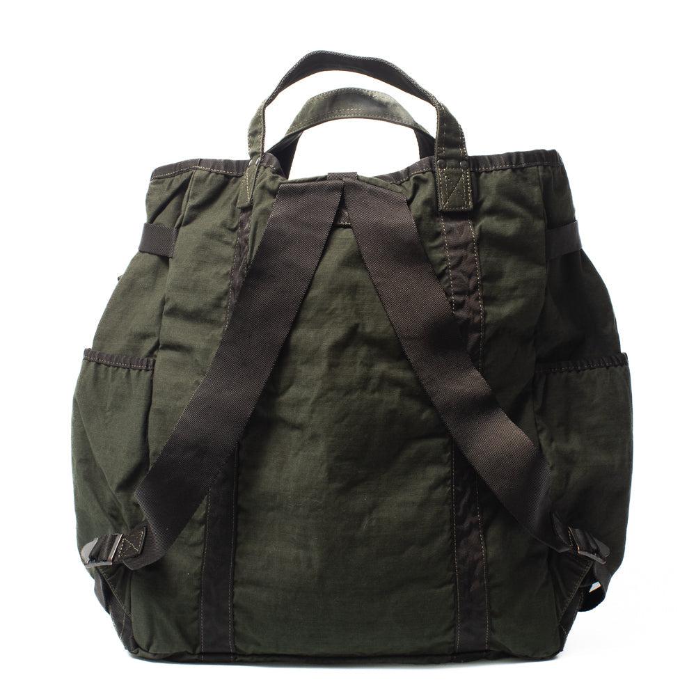 Porter Yoshida & Co Crag 2Way Rucksack Khaki-Bag-Clutch Cafe