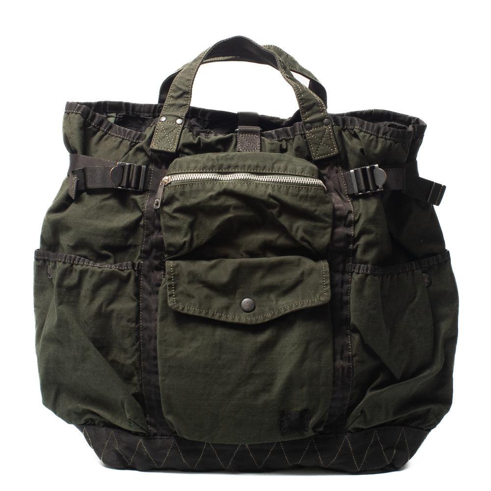 Porter Yoshida & Co Crag 2Way Rucksack Khaki-Bag-Clutch Cafe