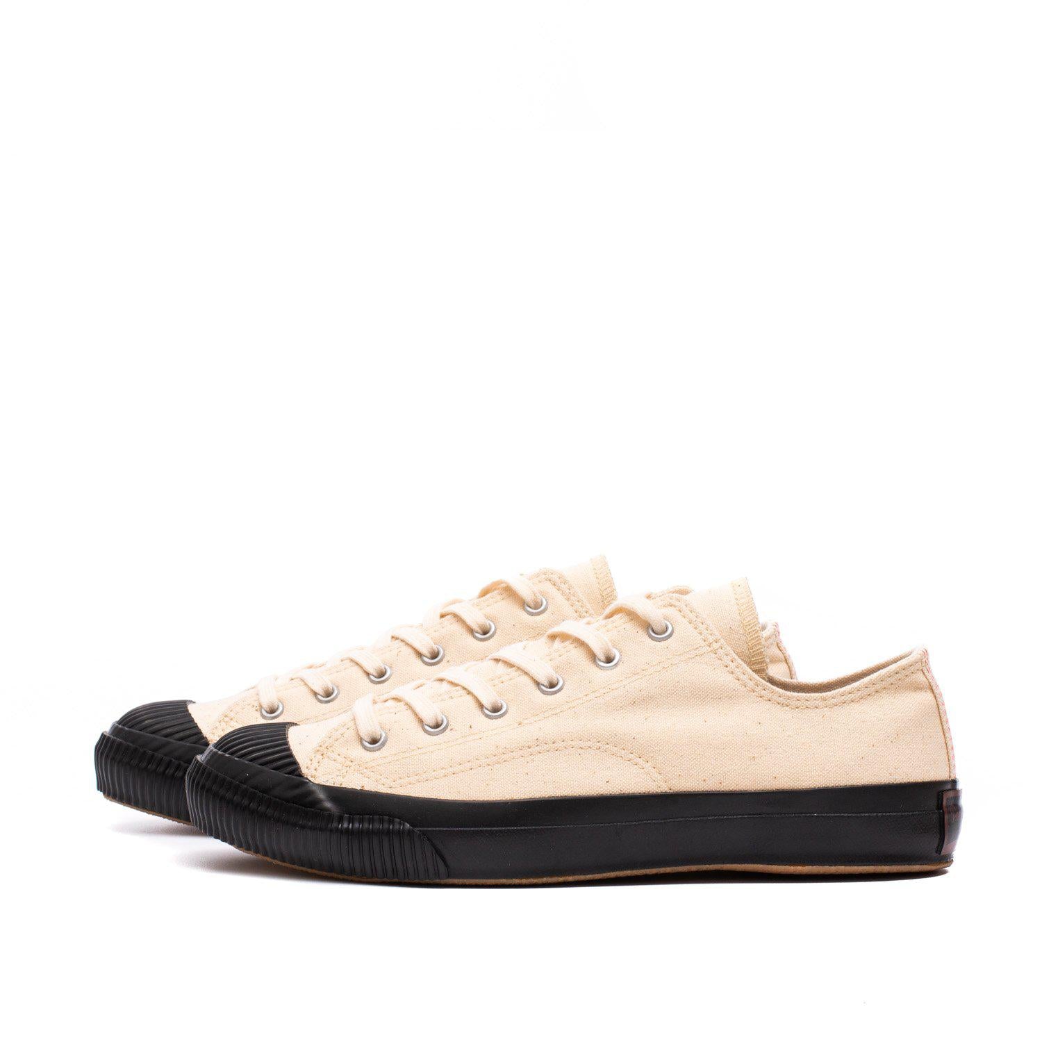 Pras Shellcap Low Sneakers Kinari/Black-sneaker-Clutch Cafe