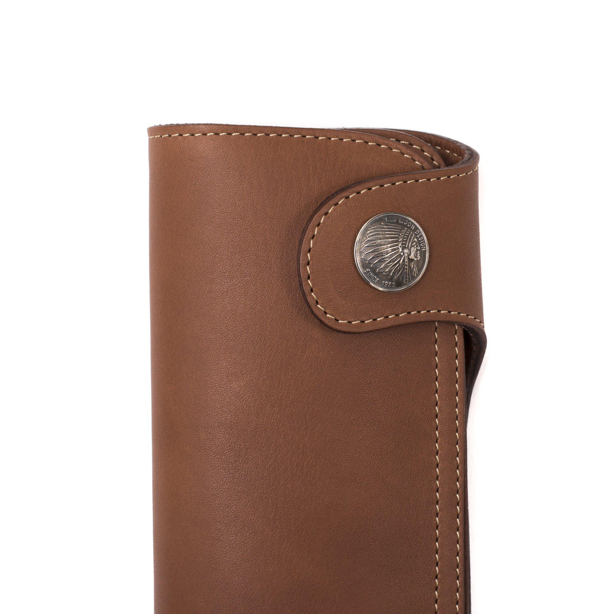 Red Moon Long Wallet Dark Tan, Clutch Cafe London
