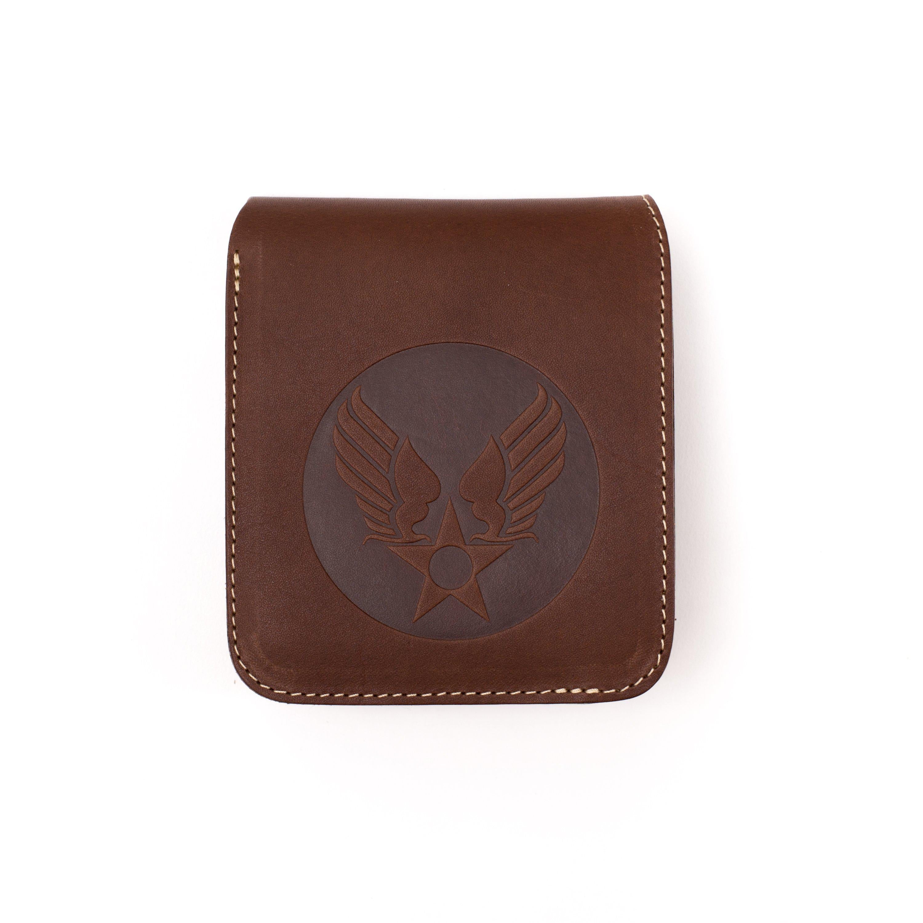 Red Moon Short Wallet U.S. Air Force Brown-Wallet-Clutch Cafe