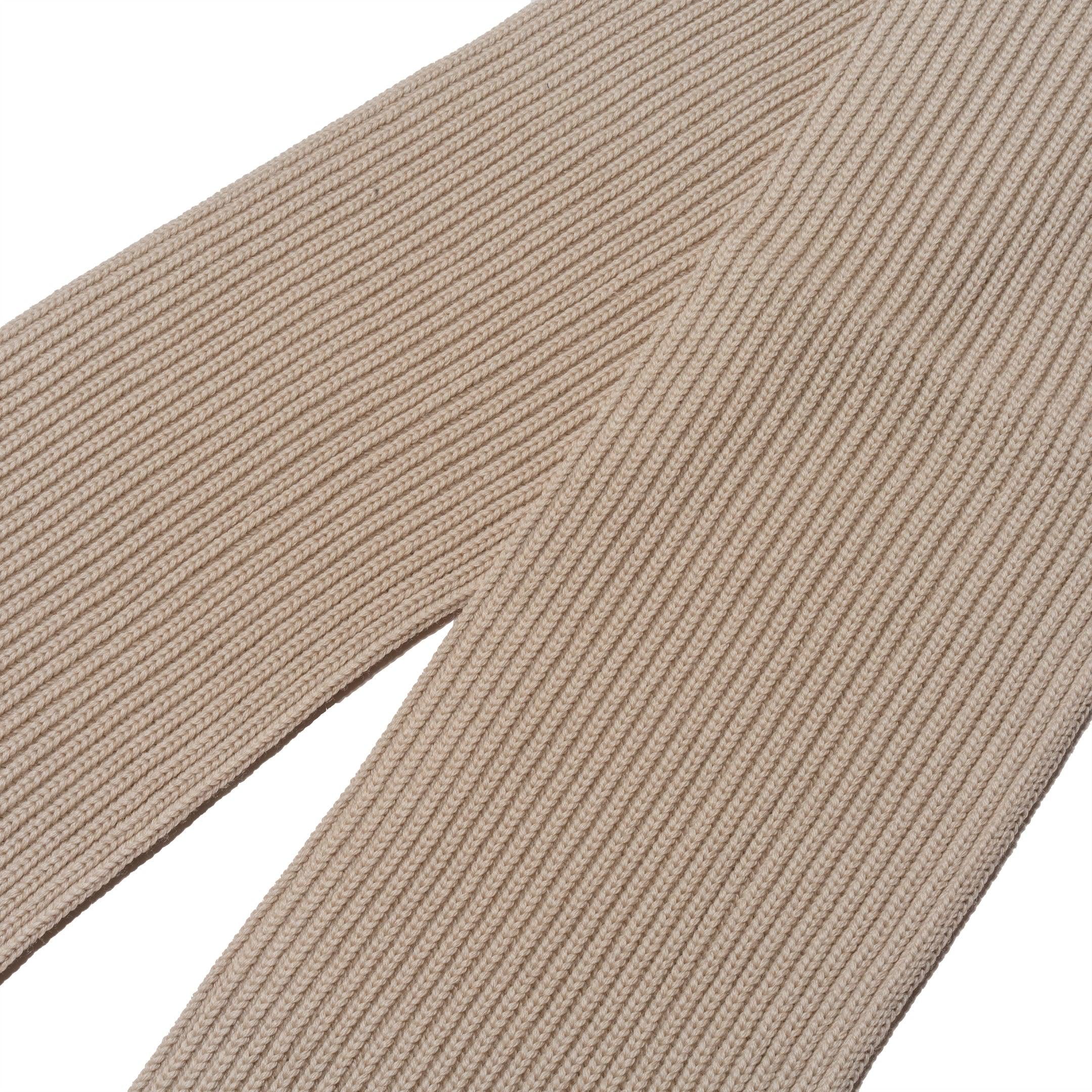 Rototo Cotton Extra Fine Merino 1 x 1 Muffler Grayage-Scarf-Clutch Cafe