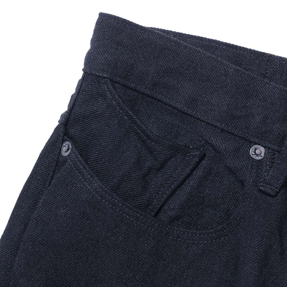 Stevenson Overall 120-OSS 14oz Jean Black-Jeans-Clutch Cafe-selvage denim-selfedge denim