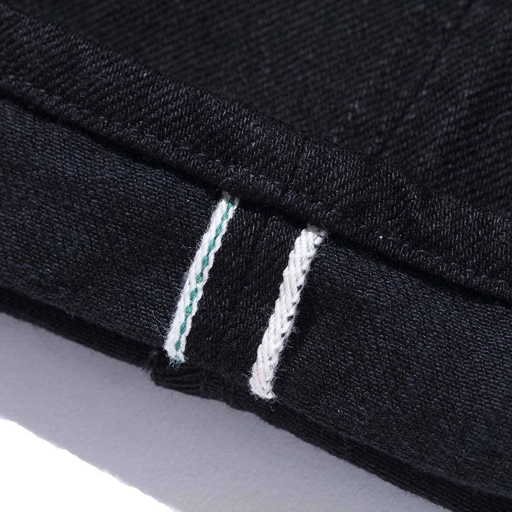 Stevenson Overall 120-OSS 14oz Jean Black-Jeans-Clutch Cafe-selvage denim-selfedge denim