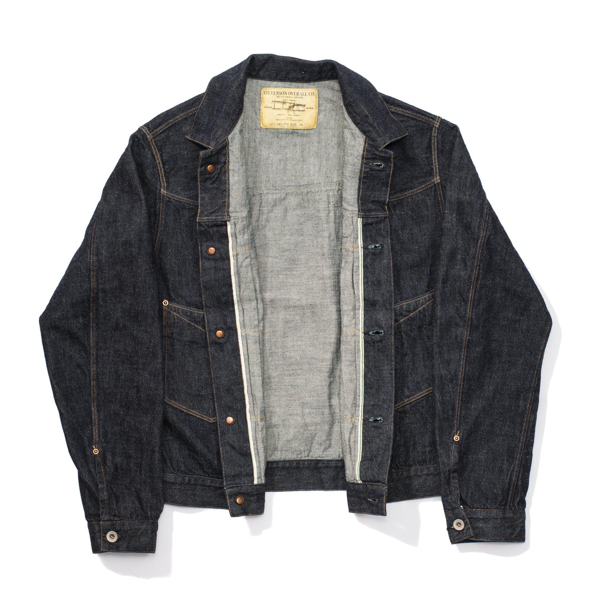 Stevenson Overall Saddle Horn Type II Indigo-JACKET-Clutch Cafe