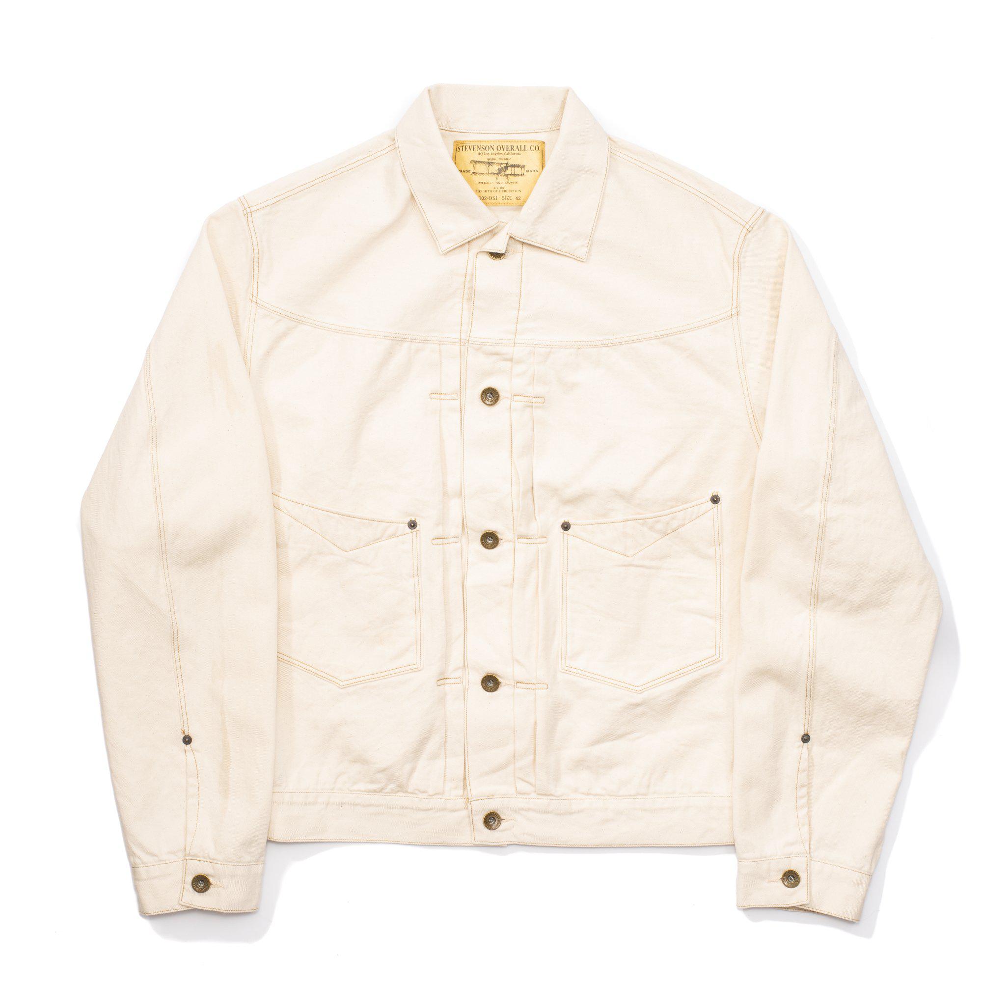 Stevenson Overall Saddle Horn Type II Ivory-JACKET-Clutch Cafe